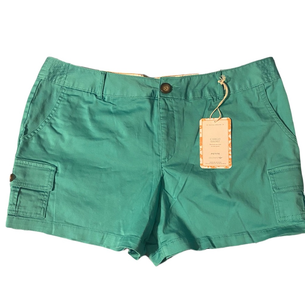 Docker’s Cargo shorts Teal 14P NWT